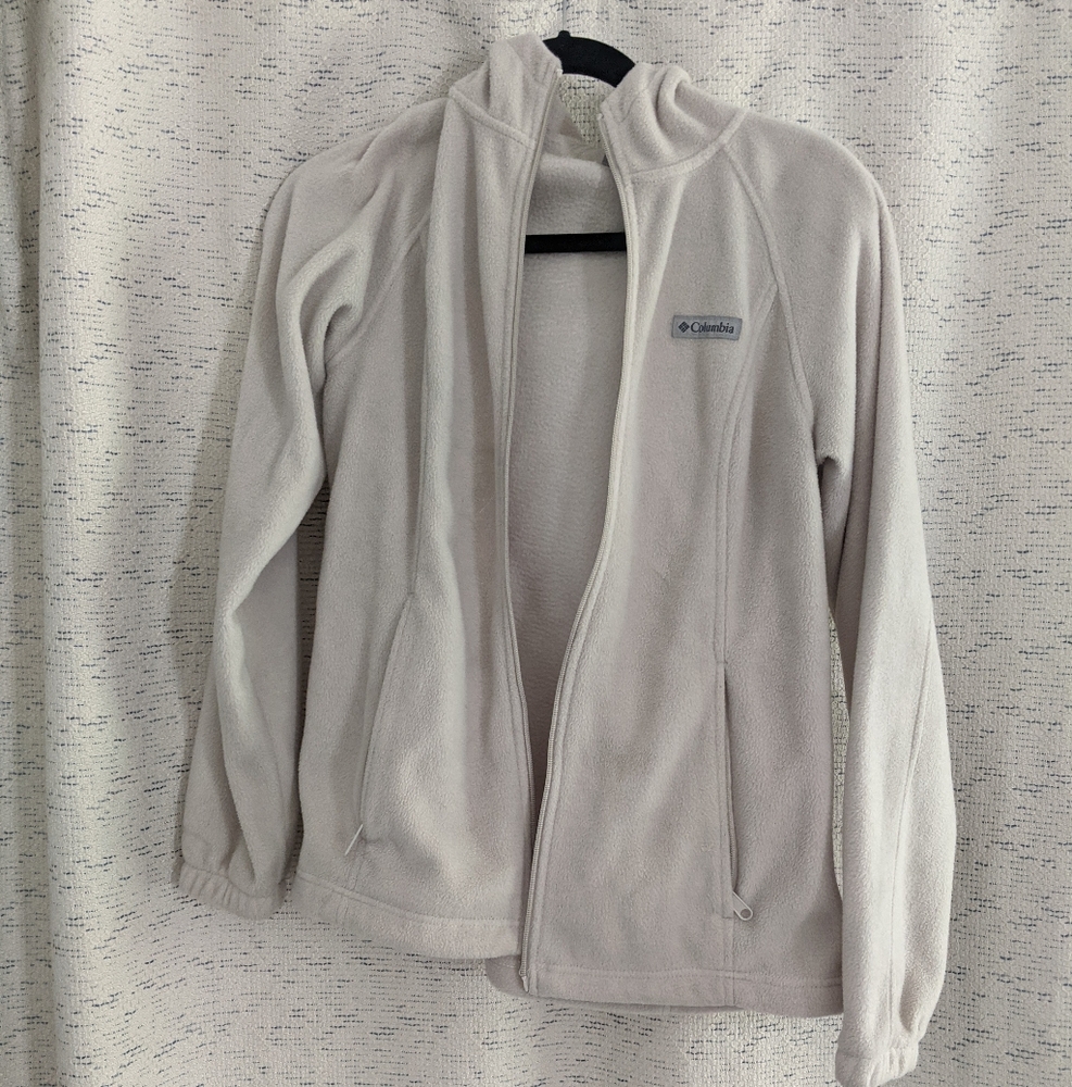 Oatmeal Hooded Columbia Fleece
